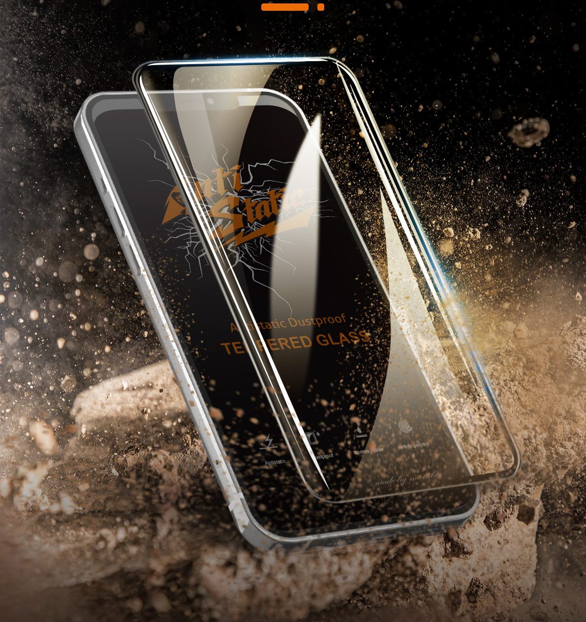 گلس انتی استاتیک گوشی