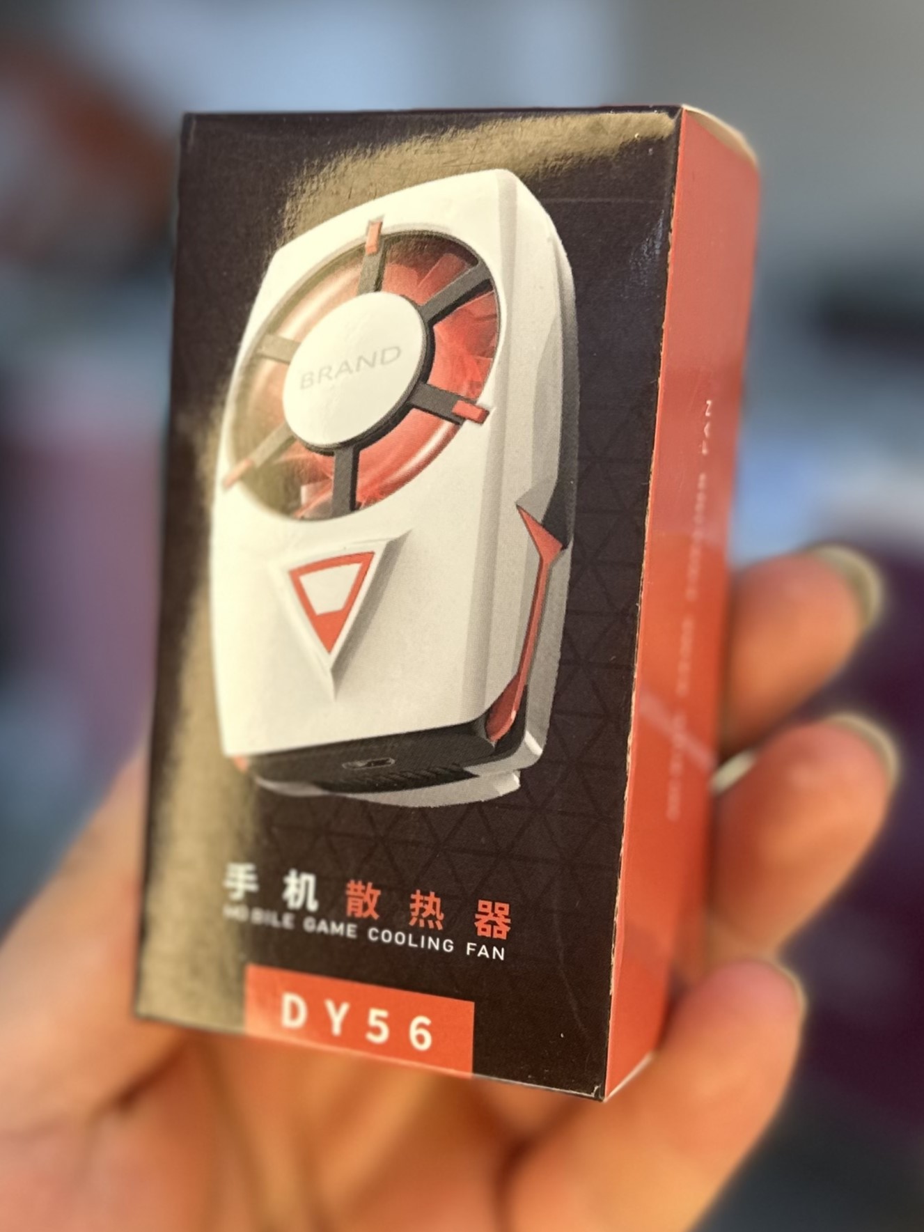 فن خنک کننده گوشی موبایل مدل DY56 - سفید قرمز - TCO