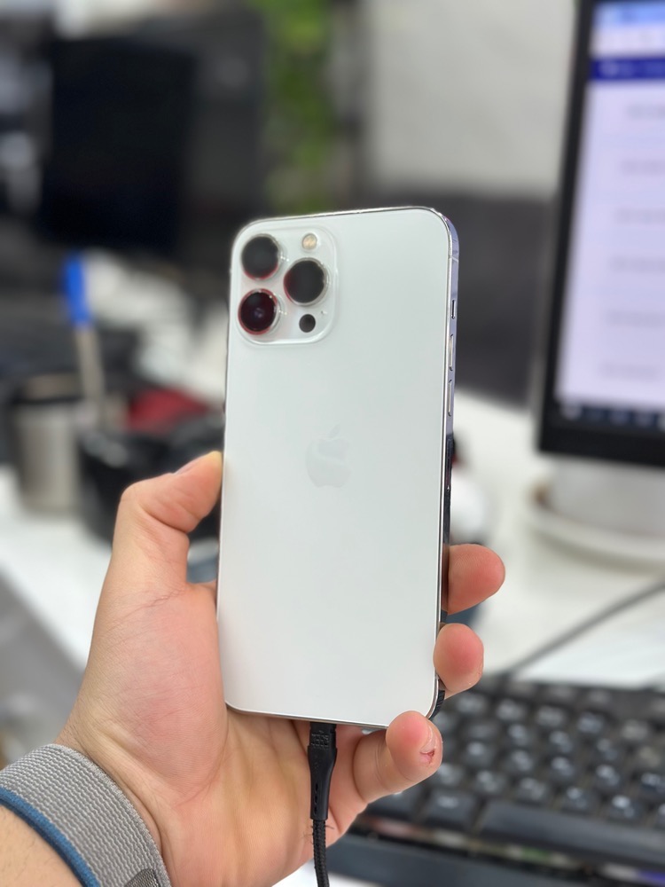 گوشی آیفون کارکرده ۱۳ پرو مکس حافظه256 گیگ دوسیم  باریجستر ❤️‍🔥